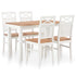 Maison Madeleine -  5 Piece Dining Set Solid Oak Wood